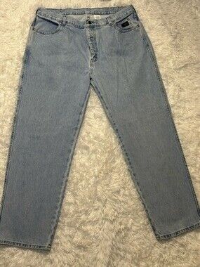 Harley Davidson Mens Traditional Fit Light Wash Denim Jeans Mens 42/32